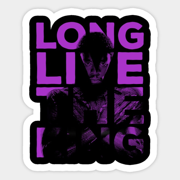 Long Live the King Tribute Chadwick Boseman Edit Sticker by gastaocared